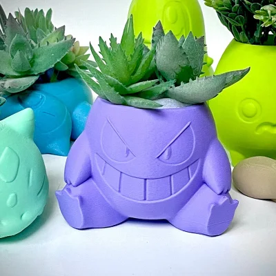  Vaso da fiore succulento Pokemon Pokemon Indoor Low Poly Flower Pentole di pianta