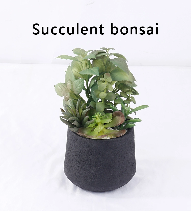Mini Artificial Plants Faux Succulents Home Decor Korean Succulents