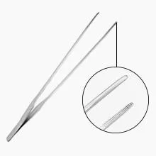 Disposable Medical Stainless Steel Anti-Corrosion 201 304 25cm 15cm Tweezers