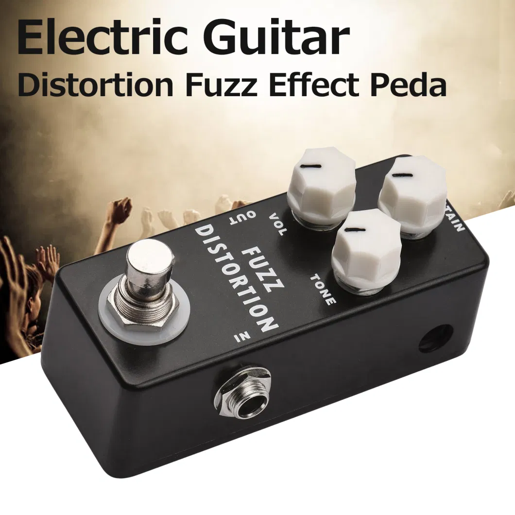 Grand Mini Guitar Distortion Fuzz Effect Pedal Full Metal Shell True Bypass