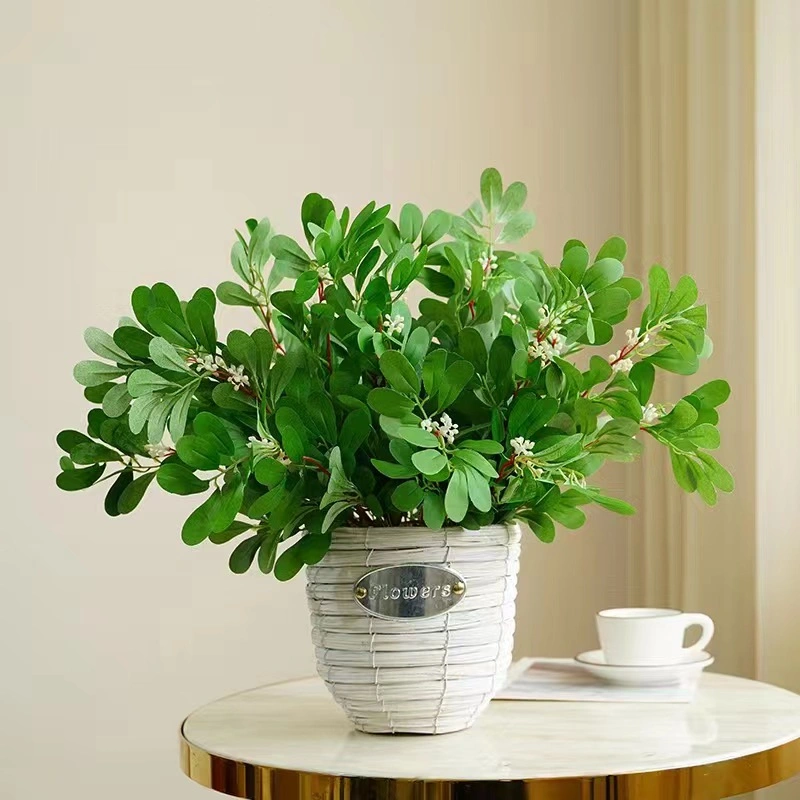 Artificial Small Faux Plant Single Branch Plants for Home Table Decoration