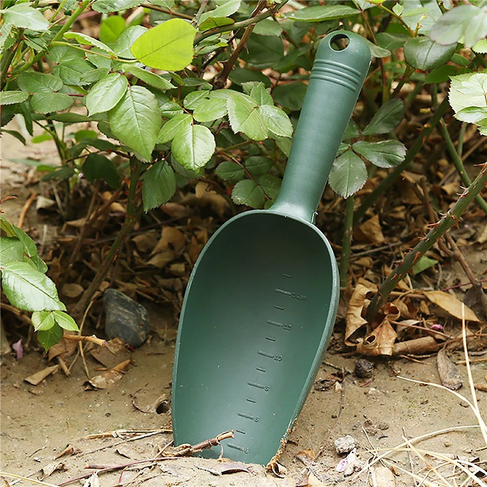 Gardening Large Shovel Flower Vegetable Succulent Planting Shoveling Soil Loosening Spade with Scale Home Gardening Tool