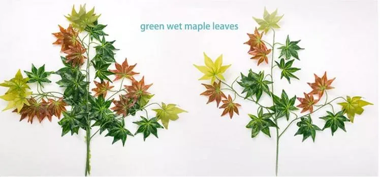 Wholesale Decorative Real Touch Plastic Succulent Plants Artificial Leaves