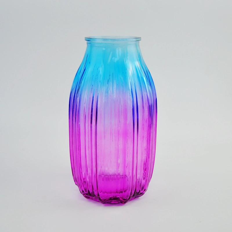Wholesale Modern Creative Clear Transparent Glass Succulent Plant Flower Vase for Home