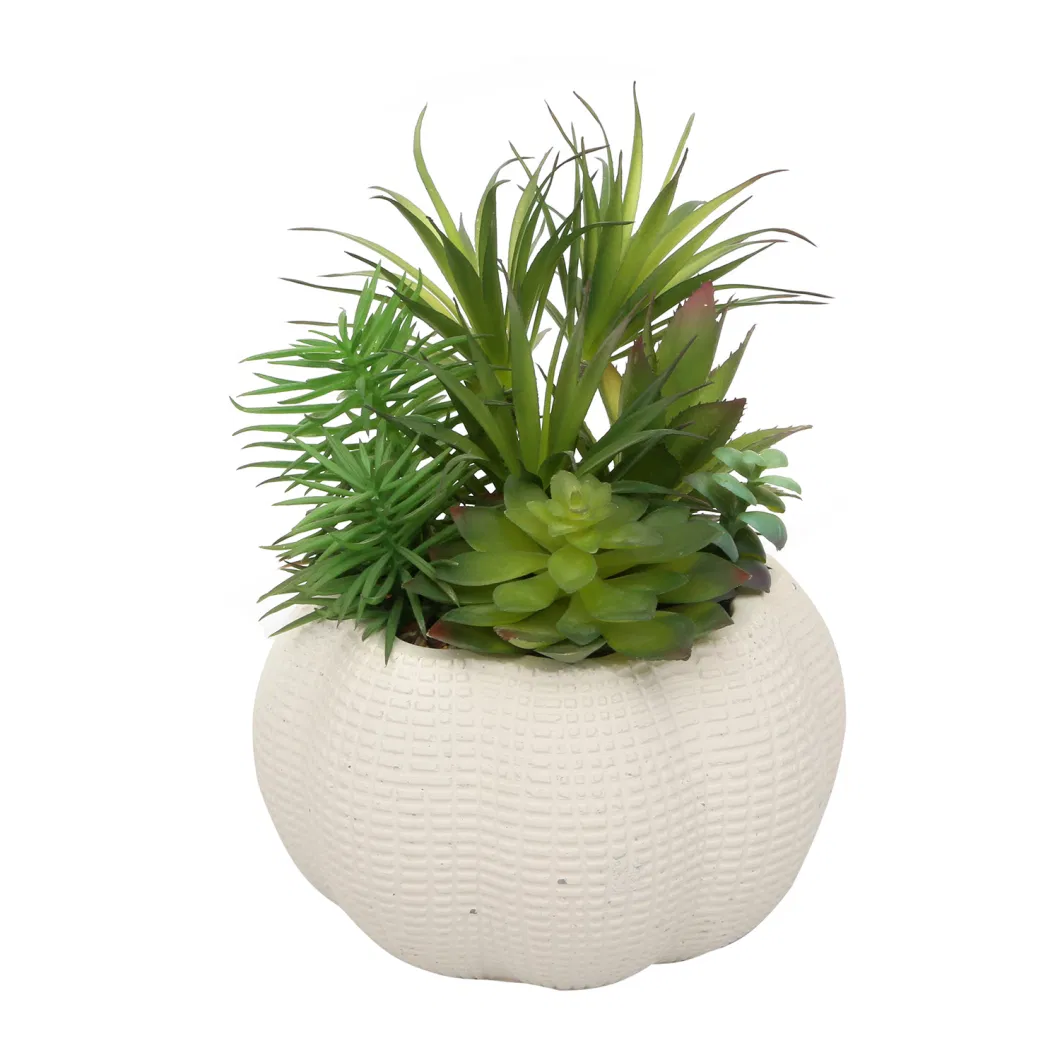 Hot Product Green Fake Mini Succulent for Table Decor Artificial Succulents Plants