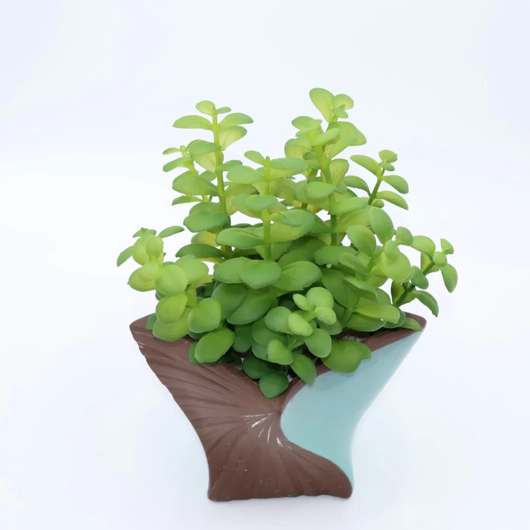 Artificial Mini Plant Bonsai Plastic Artificial Leaf Tree Bonsai Live Plant