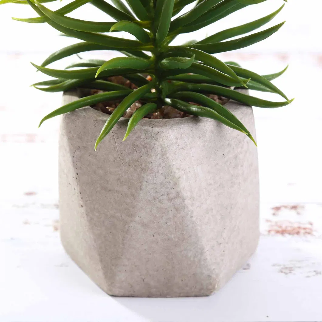 Wholesale Ceramic Planter Pot and Decoration Succulent Bonsai Tree Artificial Plant