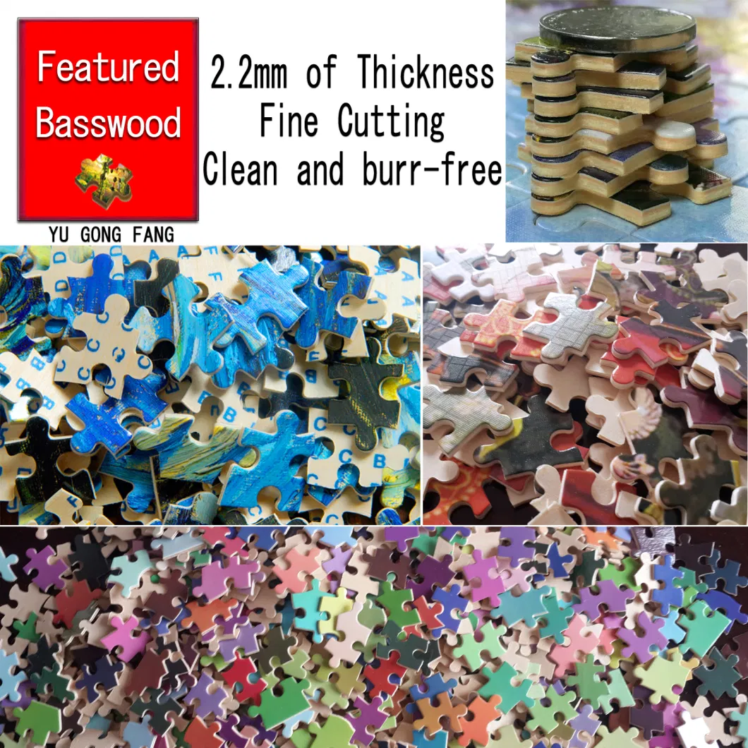 Succulents Wholesale Wooden 2000 Piece Jigsaw Puzzle Gift Children&prime; S Toys with Customised Patterns, Sizes and Pieces.