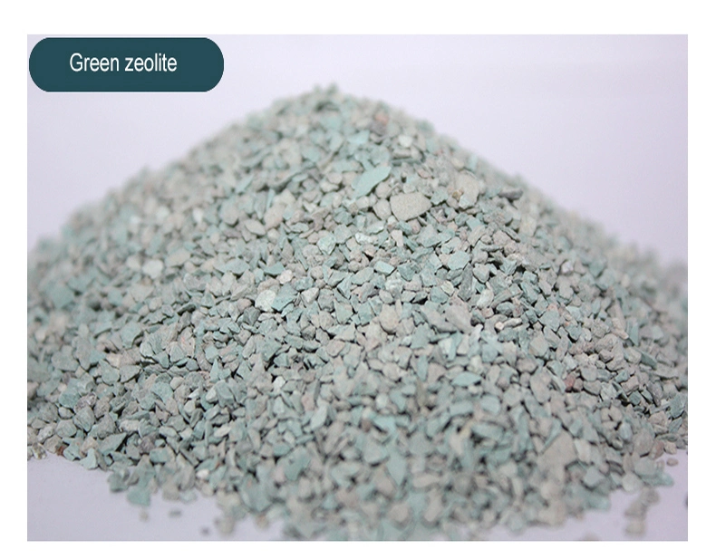 1-3cm 3-5cm Succulent Natural Green Zeolite Mine / Green Agriculture Zeolite