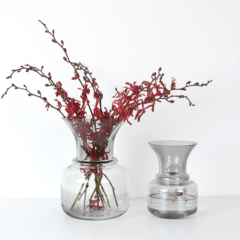 Wholesale Cheap Clear Transparent Succulent Plant Flower Vase for Indoor Outdoor Decoration