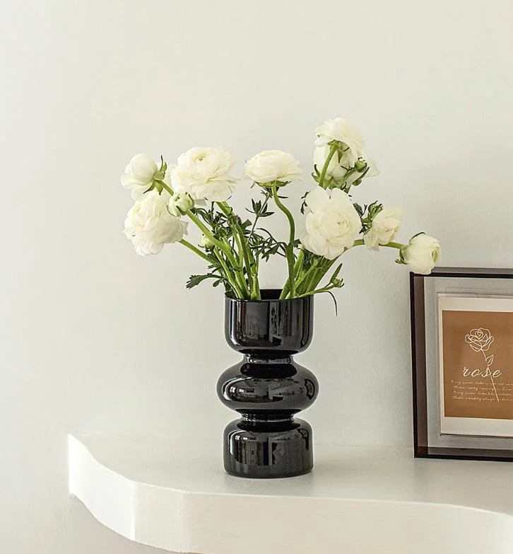 Desktop Candle Holder Nordic Ins Hydroponic Container Plant Flower Arrangement Glass Vase Decoration for Home Decor