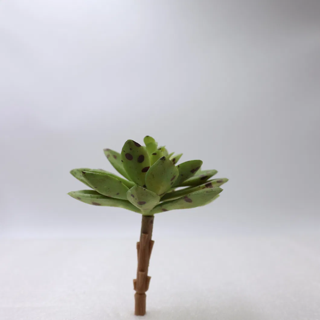 Mini Succulents Plants New Colorful Plastic Succulent Stem Decorative for Garden