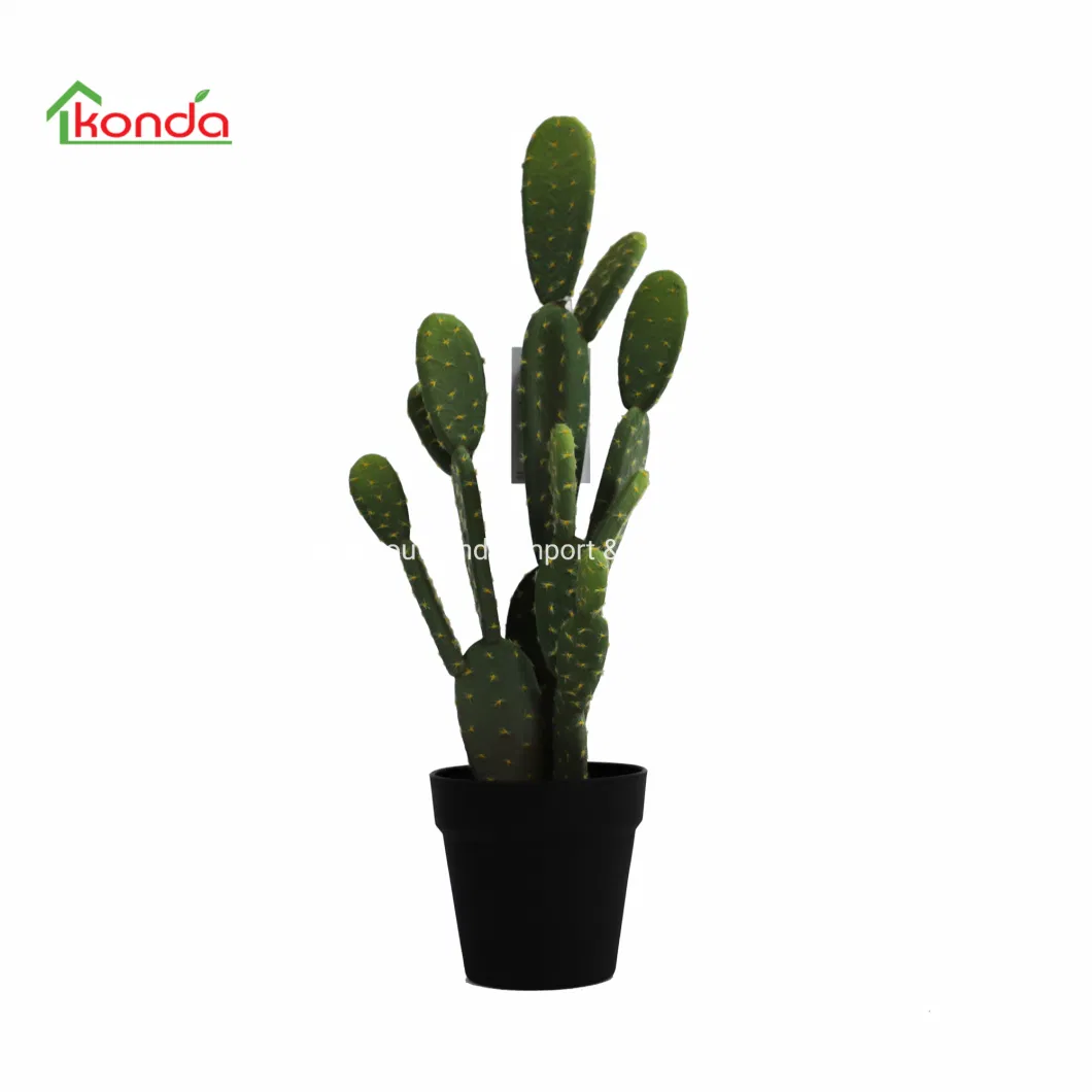 Home Decoration Real Touch Green Plants Potted Simulation Succulents Artificial Cactus