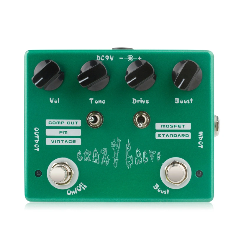 Custom Crazy Cacti Overdrive Guitar Effect Pedal True Bypass Guitar Accessories