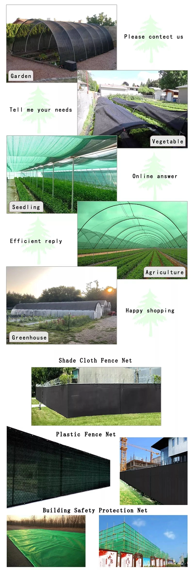 Sunshade Net for Agricultural Succulents