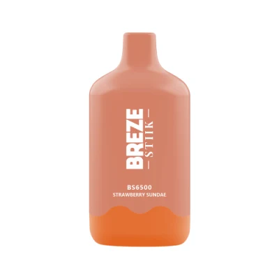 Оптовая торговля аккумулятор одноразовые Vape Breze Stiik BS 6500 отшелушивающей подушечкой портативный Vape с сочной персик льда вкус