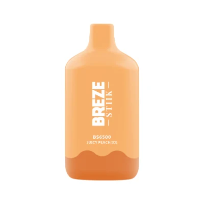 Оптовая торговля аккумулятор одноразовые Vape Breze Stiik BS 6500 отшелушивающей подушечкой портативный Vape с сочной персик льда вкус