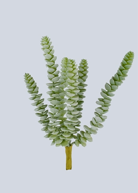 PVC Crassula Perforata Artificial Succulent Plant for Home Garden Decoration (50215)