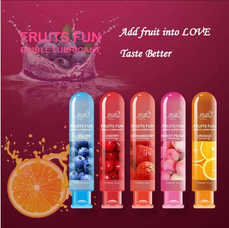 Best Selling Fruit Juicy Lubricant Oil Sex Lube Gel Gel