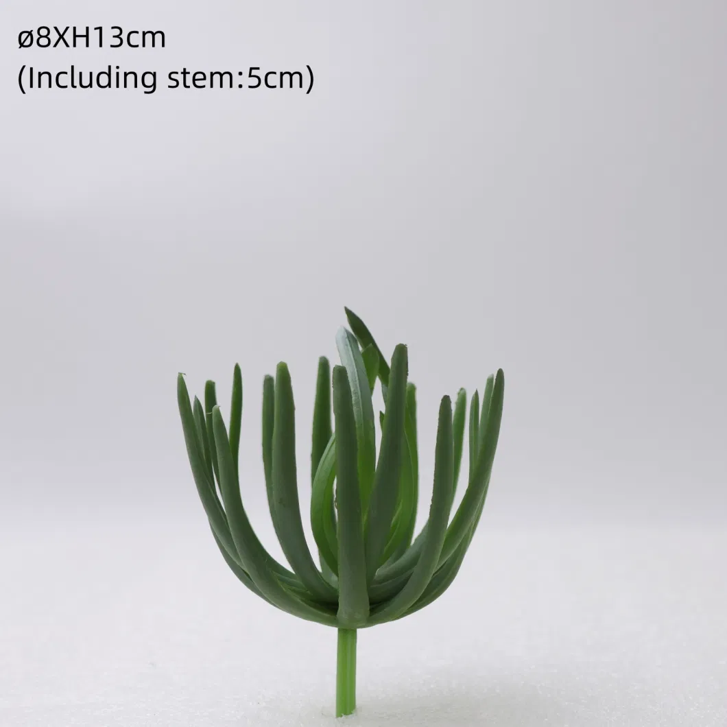 DIY Green Mini Artificial Flower Heads Artificial Succulents Unpotted