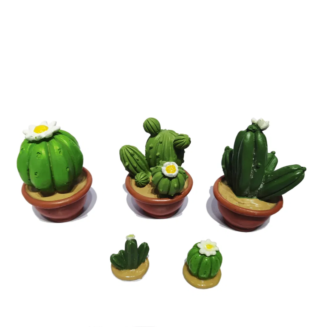 Handi Craft Polyresin Figurines Minions Microland Schaft Cactus Ornament Succulent Version