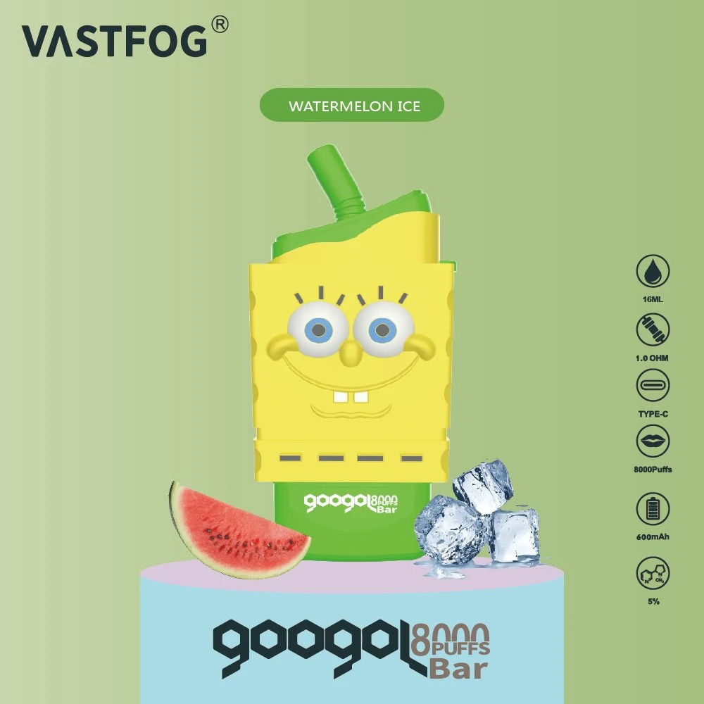 Googol Bar 8000 Puffs 600mAh Battery 16ml Capacity Juicy Flavors Disposable Vape