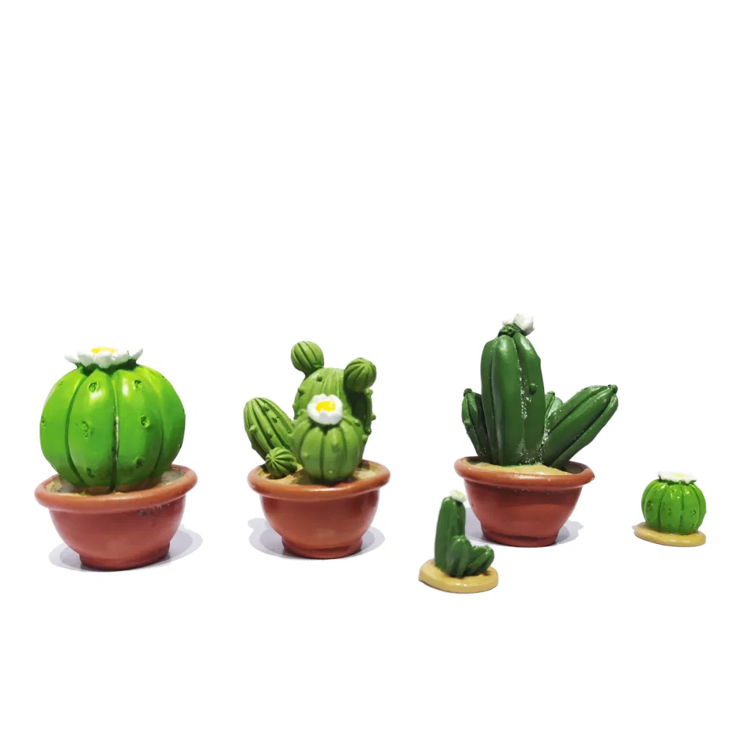 Handi Craft Polyresin Figurines Minions Microland Schaft Cactus Ornament Succulent Version