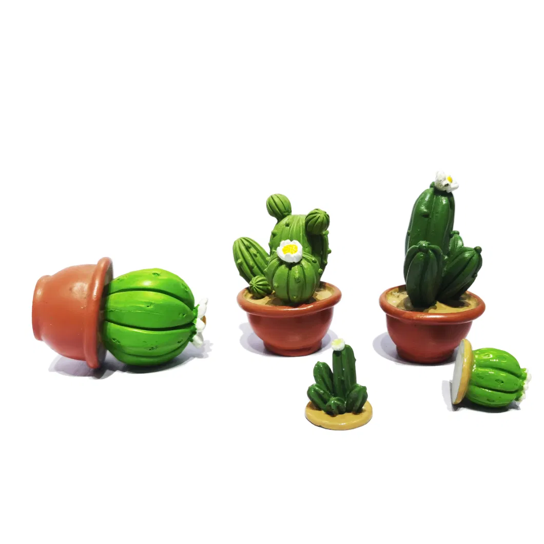 Handi Craft Polyresin Figurines Minions Microland Schaft Cactus Ornament Succulent Version