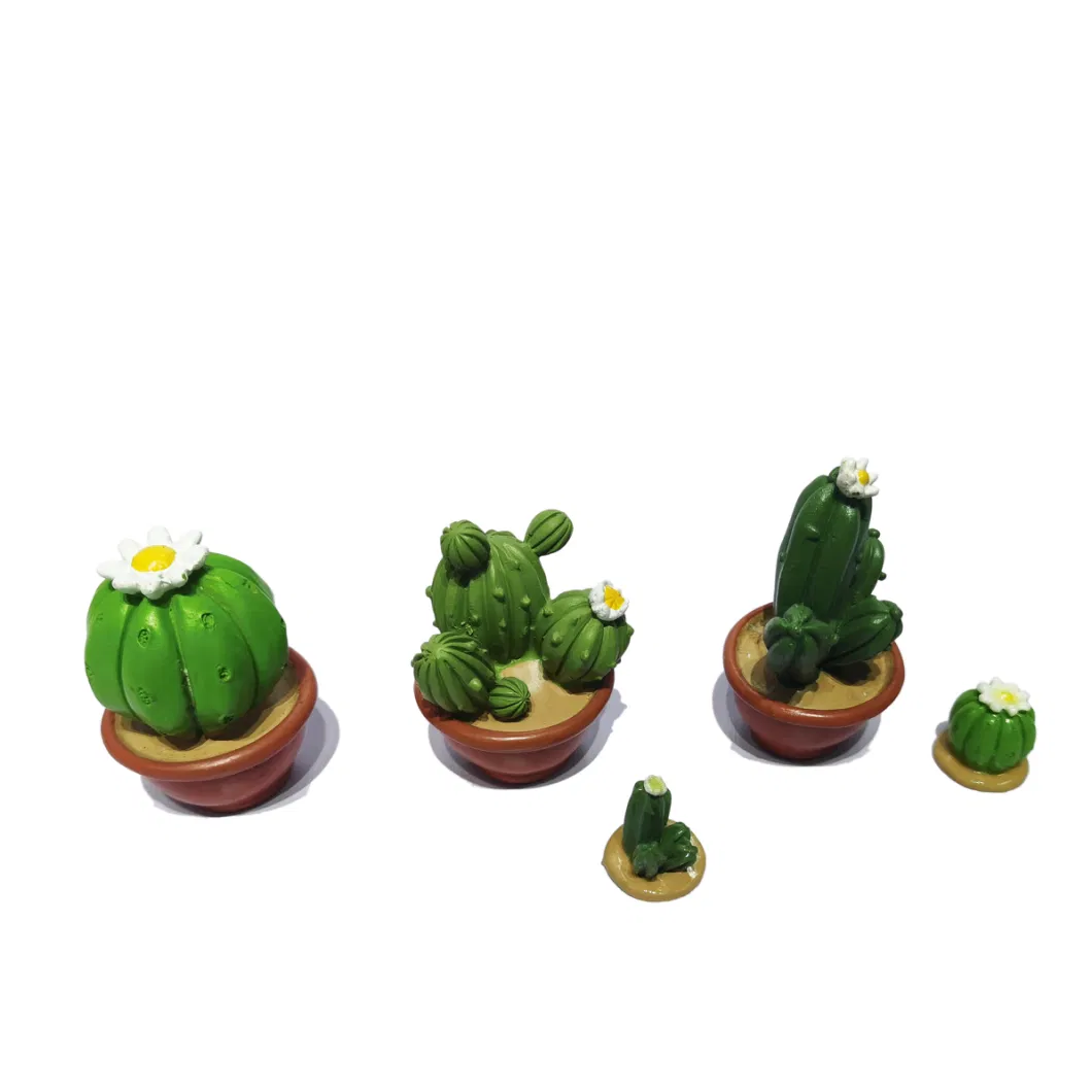 Handi Craft Polyresin Figurines Minions Microland Schaft Cactus Ornament Succulent Version