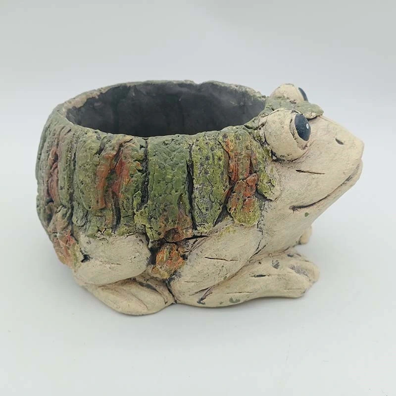 Animal Turtle Hedgehog Frog Succulent Planter Cement Resin Flower Pot