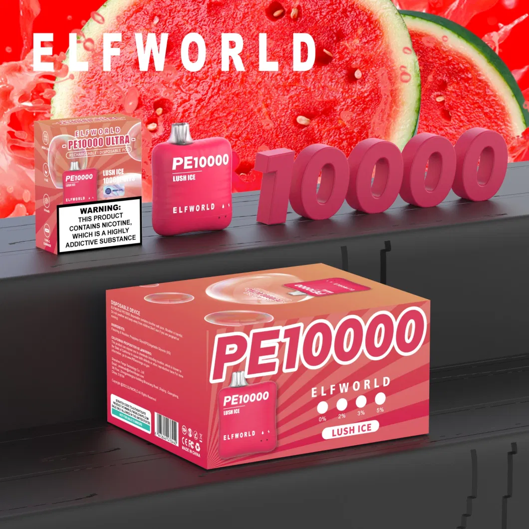 Elfworld PE 10000 Puff Wholesale Disposable Pen Elf World Puff Bar Vape