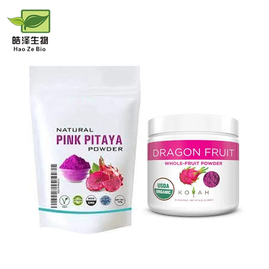 Organic Red Dragon Fruit Powder Freeze Dried Pink Pitaya Powder Red Pitaya Powder