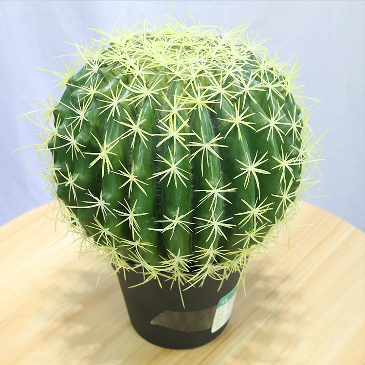 Diameter 27cm Ball Cactus Mini Artificial Export Cactus for Plastic Barbed Type