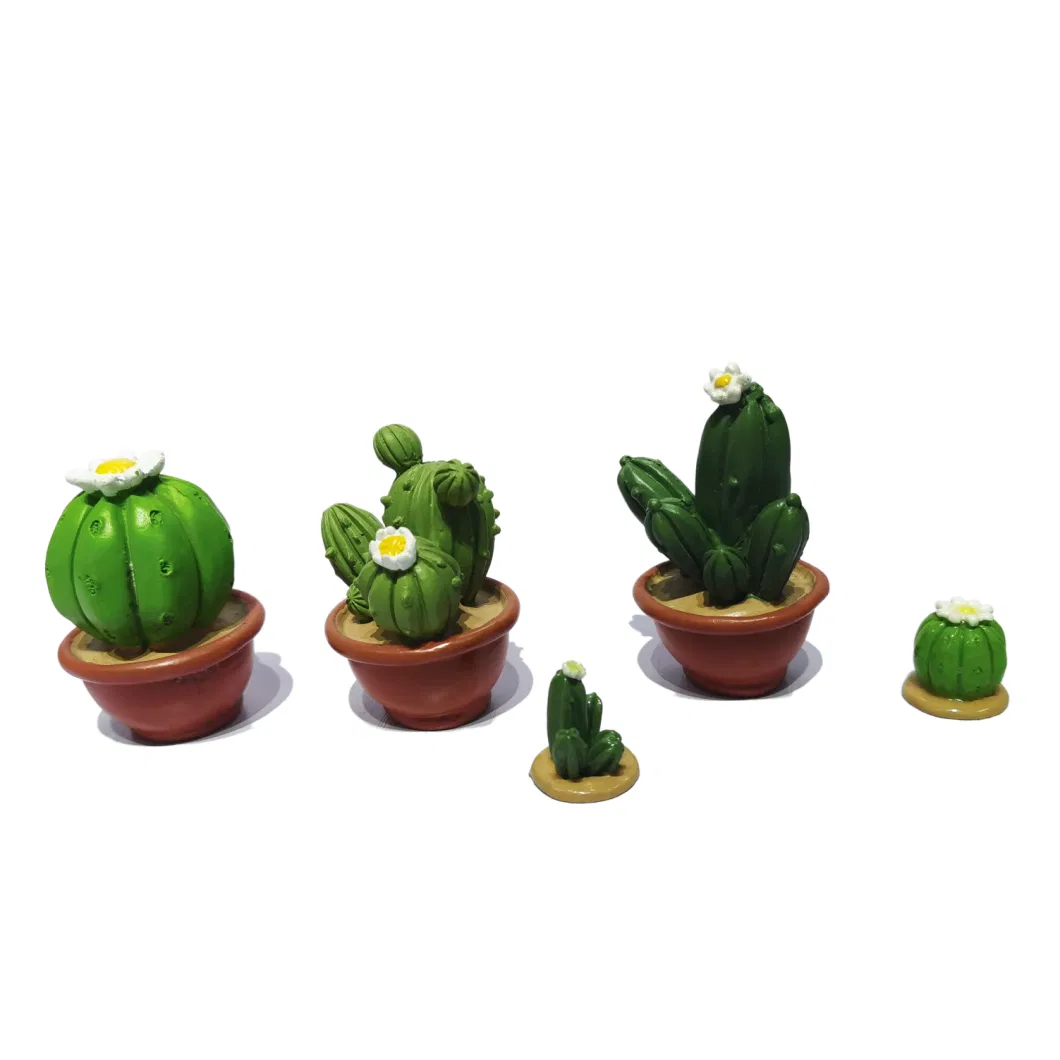 Handi Craft Polyresin Figurines Minions Microland Schaft Cactus Ornament Succulent Version