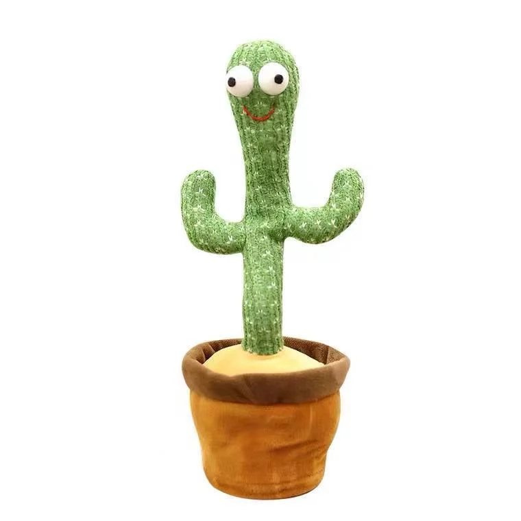 New Can Sing and Dance Cactus Plush Toy Support Dropshipping