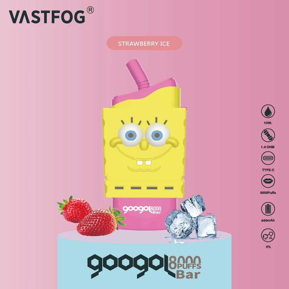 Googol Bar 8000 Puffs 600mAh Battery 16ml Capacity Juicy Flavors Disposable Vape