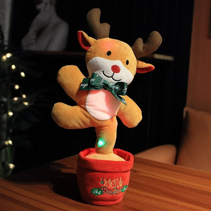 Christmas Decorations Christmas Tree Electric Toy Cactus Dancing and Singing Christmas Doll