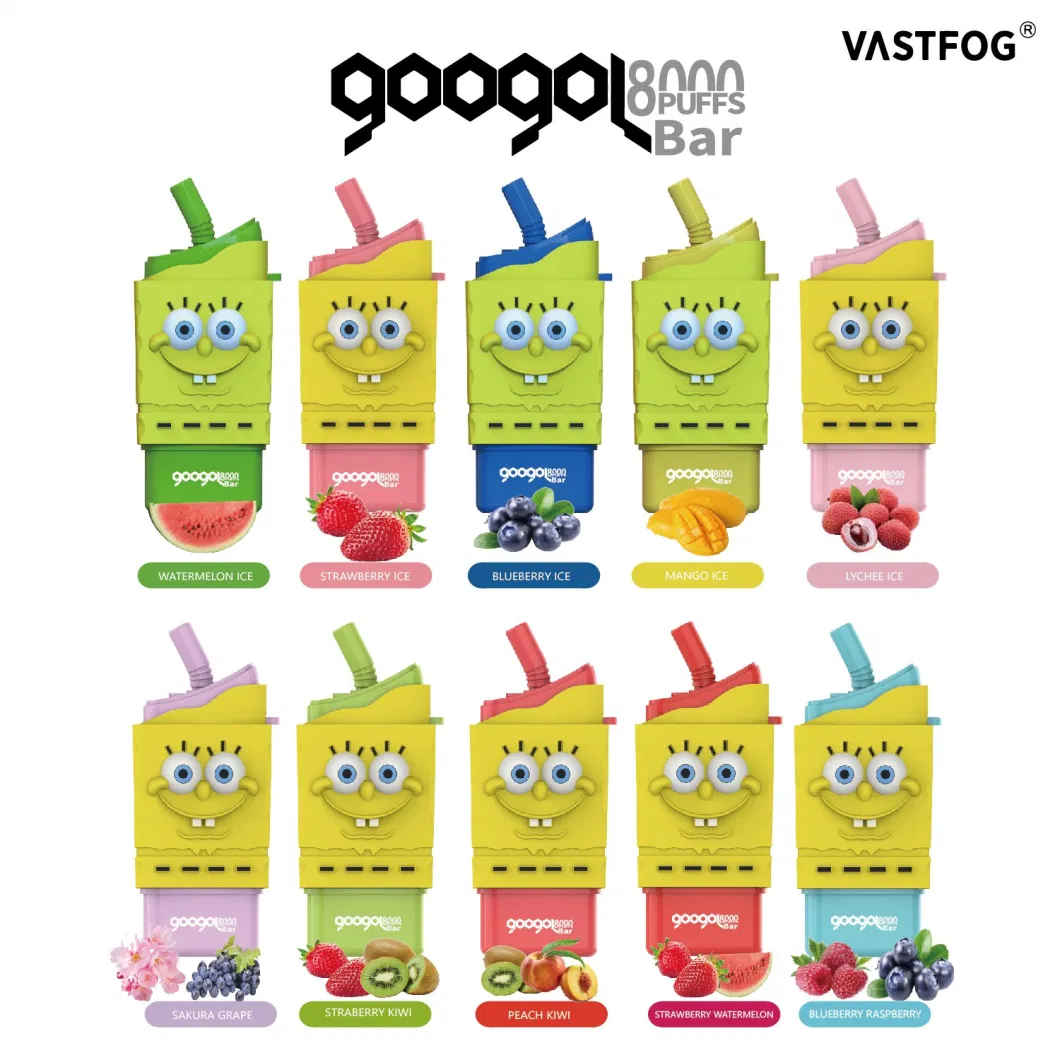 Googol Bar 8000 Puffs 600mAh Battery 16ml Capacity Juicy Flavors Disposable Vape