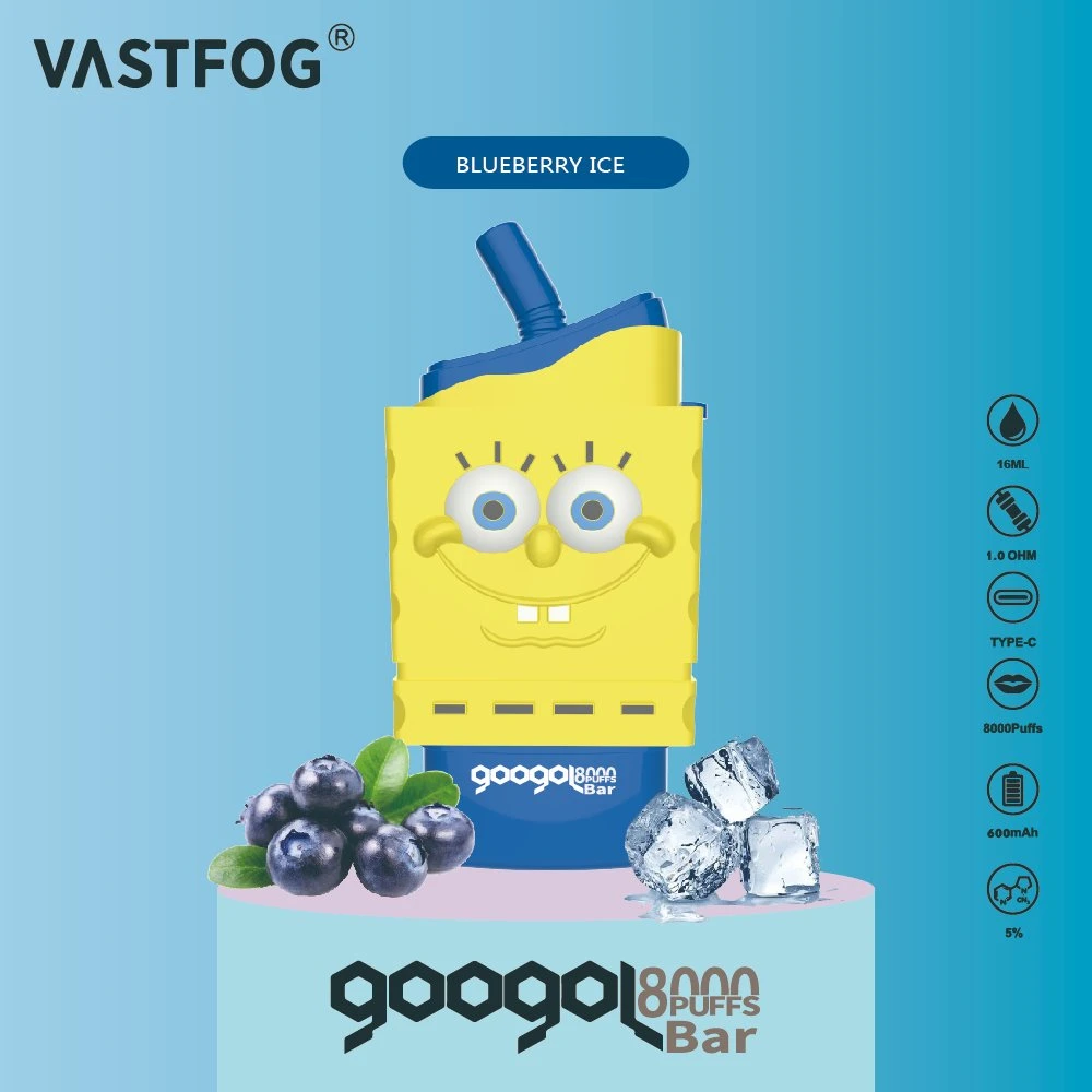 Googol Bar 8000 Puffs 600mAh Battery 16ml Capacity Juicy Flavors Disposable Vape