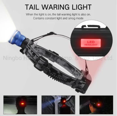 3 Work Mode Camping Head Torch Light CREE T6 Zoomable Adjustable Headlamp Waterproof Head Torch Lamp Aluminum Boody Camping LED Headlamp