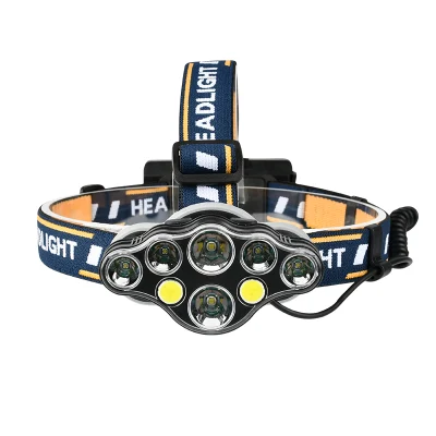  Brightenlux Bright Lumen USB Rechargeable Sport COB Headlamp with 8 LED Light