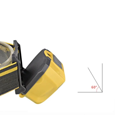 Glodmore2 Factory Supply Cheap Mini Adjustable Belt Lithium Battery Portable LED Headlamp with 3 Modes Light