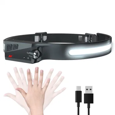  Original 2 Rechargeable Headlamps Bright Headlamp Flashlight LED