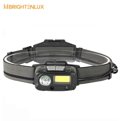  Brightenlux Upgrade Rotation USB Rechargeable 4 Modes Induction LED Headlamp Light
