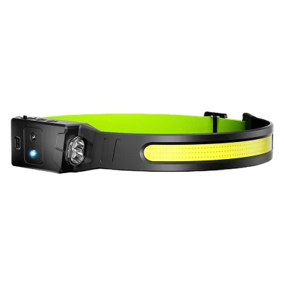  LED Intelligent Rechargeable Headlight Motion Sensor COB Rechargeable Headlamp Portable Outdoor