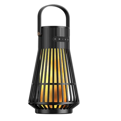 Outdoor Camping Light Flame LED Light with 5.0 Bluetooth Speaker