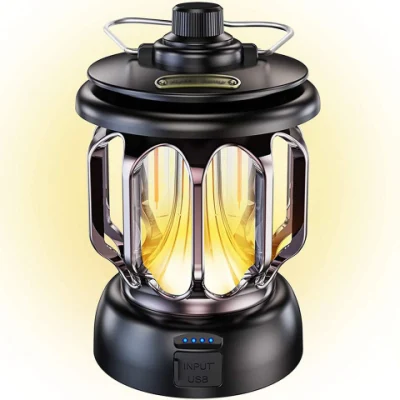  Portable LED Camping Lantern Rechargeable Battery Powered Dimmable Camping Light