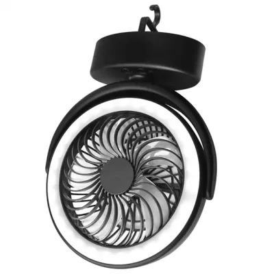 Camping Fan Light with Light Rechargeable Tent Hanging Lamp Emergency Kit