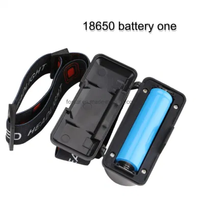 Mini LED COB Head Lamp Portable USB Rechargeable Flashing Head Torch Light 18650 LED Headlight Outdoor Camping Emergency Hunting LED Headlamp