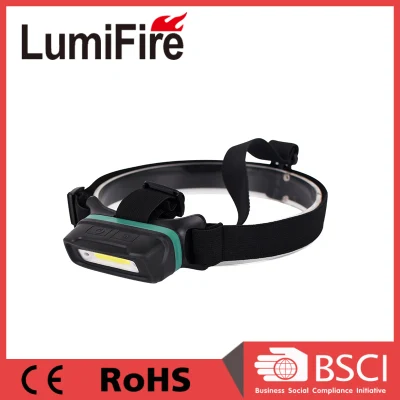 Rechargeable Built Battery LED COB Headlight Motion Sensor Headlamp